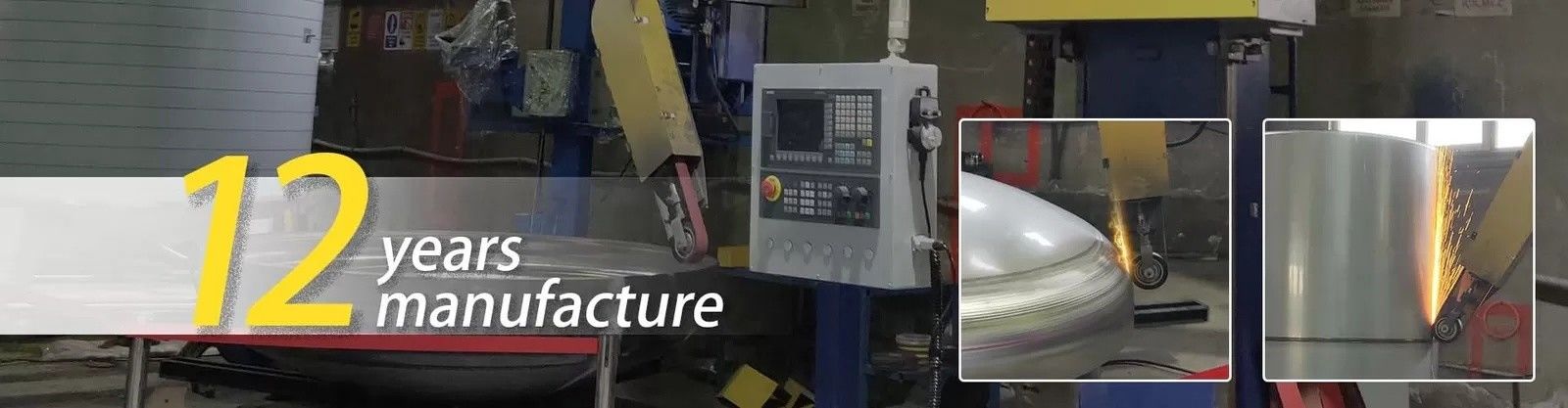 Dished End Polishing Machine