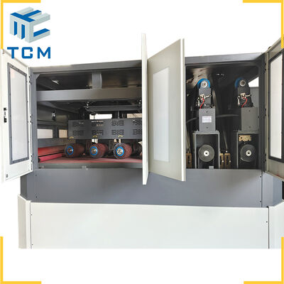 Steel Sheet metal work piece sanding deburring edge rounding machine