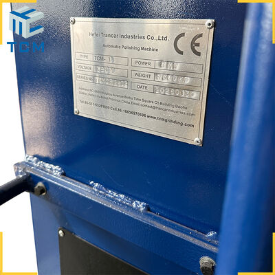 Stainless steel tank cap vessel head PLC full automation polishing machine from Trancar Industries