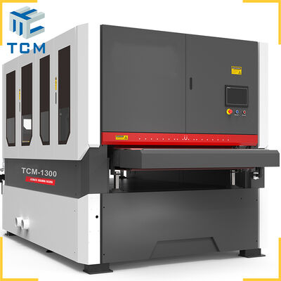 Steel workpieces metal works automatic sanding deburring polishing machine