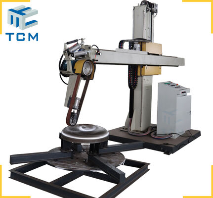 Automation of Polishing Machine for Dish Ends inner outer surface grinding buffing from Trancar Industries China