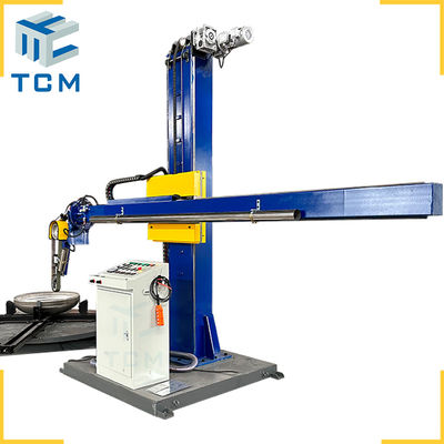 Semi-automatic Dished End Polishing Machine 3500x1600x3050mm 2500 kg with 8-12m2 per Hour Efficiency