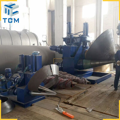 Steel cone folding machine conical head rolling machine from Hefei Trancar Industries