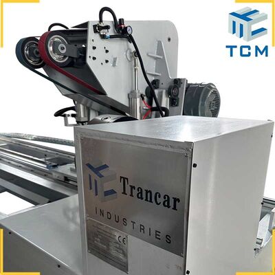 Steel cylinder rod external surface autoamtic polishing machine with dust collector