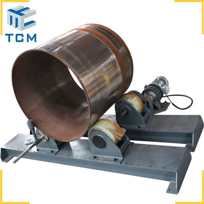 The dual dish head and shell polisher automatic tank Polishing machine from Trancar Industries