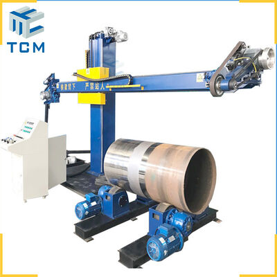  Steel tanks shell and dish ends  inner outer surface polishing machine automatic polisher