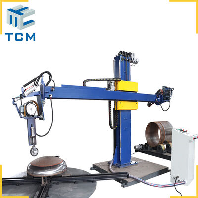  Steel tanks shell and dish ends  inner outer surface polishing machine automatic polisher
