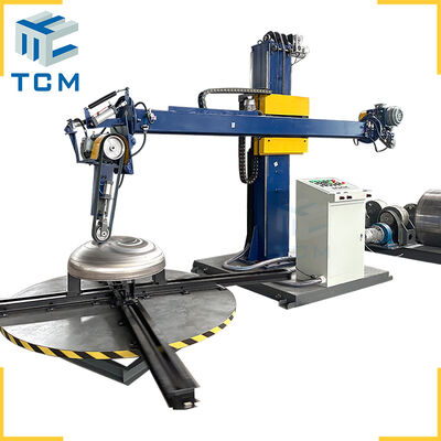 Steel cylinder head Dished Head surface grinding polishing machine 
