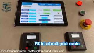 PLC dish head cone hopper automatic polishing machine
